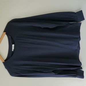 Diana Vintage silk long sleeve blouse